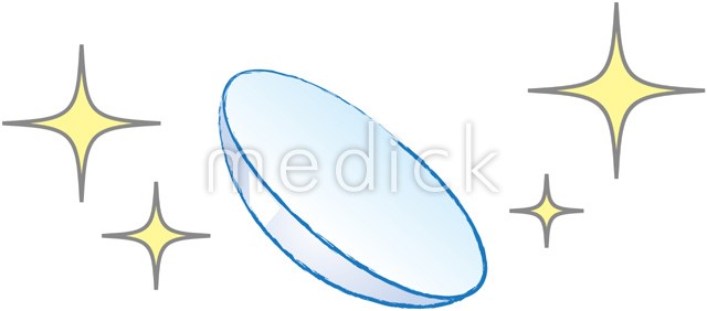 きれいなコンタクトレンズのイラスト 医療のイラスト 写真 動画 素材販売サイトのメディック Medick