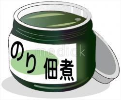 のり佃煮のイラスト