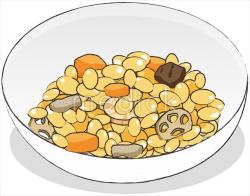 煮豆のイラスト