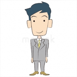 成人男性のイラスト