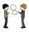 話し合いのイラスト