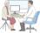 医師と患者のイラスト