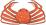 魚介類 カニのイラスト