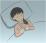 眠る女性のイラスト