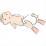 おむつをする赤ちゃんのイラスト