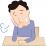 疲れている男性のイラスト