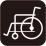 車いすのイラスト