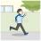 ジョギングのイラスト