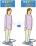 めまいの検査(重心動揺検査)のイラスト