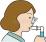 肺機能検査のイラスト