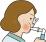 肺機能検査のイラスト