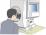 視野検査のイラスト