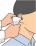 ティンパノメトリー検査のイラスト