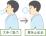胸部レントゲン（X線）検査時の呼吸のイラスト