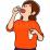 薬を飲む女性のイラスト