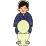トイレにいく男性のイラスト