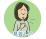 苦しい女性のイラスト
