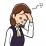 めまいがする女性のイラスト