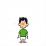 しょんぼりした男の子のイラスト