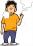 たばこを吸う男性のイラスト