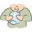 尿素呼気検査のイラスト