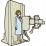 レントゲン検査のイラスト