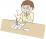 お腹の痛い学生のイラスト