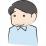 微笑む男性のイラスト