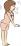 息が苦しい女性のイラスト