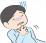 意識を失う男性のイラスト