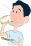 お酒を飲む男性のイラスト