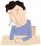 眠気のイラスト