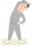 体操をする男性のイラスト