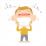 咳をするこどものイラスト