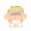 頭痛のこどものイラスト