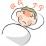 熱があるこどものイラスト
