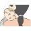 泣いてる赤ちゃんのイラスト