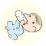 ミルクを飲む赤ちゃんのイラスト