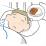 おなかがすいた男の子のイラスト