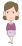 怒る中年女性のイラスト