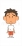 困る男の子のイラスト