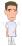 困る看護師（右向き）のイラスト