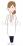 困る女性医師のイラスト