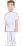喜ぶ看護師（左向き）のイラスト