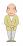 喜ぶ老人男性のイラスト