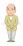 困る老人男性（左向き）のイラスト