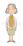 困る老人女性のイラスト