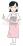怒る看護師のイラスト