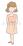 喜ぶ成人女性のイラスト