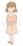 怒る成人女性（左向き）のイラスト
